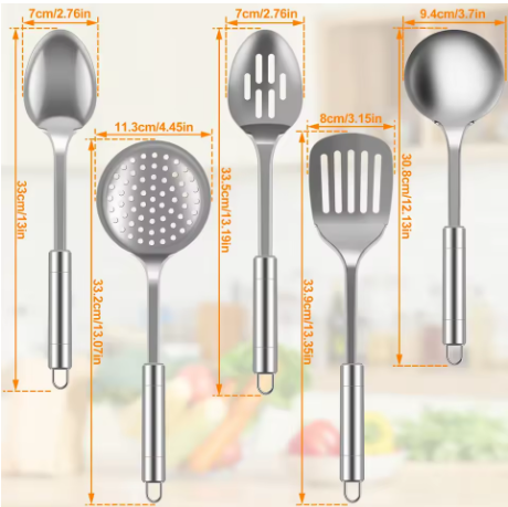 Set de Cocina Saludable – 5 Utensilios Esenciales