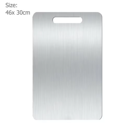 Tabla de cortar de acero inox libre de toxicos en tus comidas