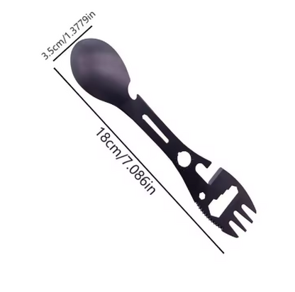 Cuchillo multifuncional con silbato para acampada