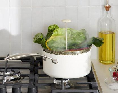 Vaporera plegable de acero inoxidable