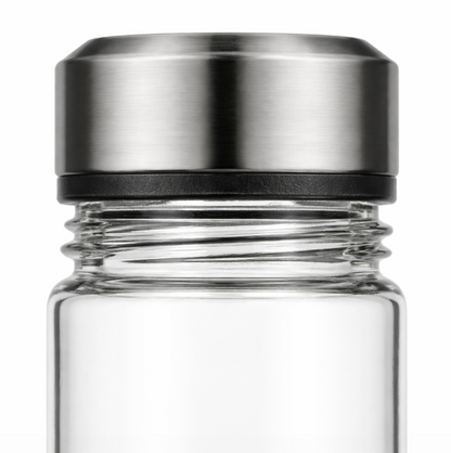 botella de vidrio