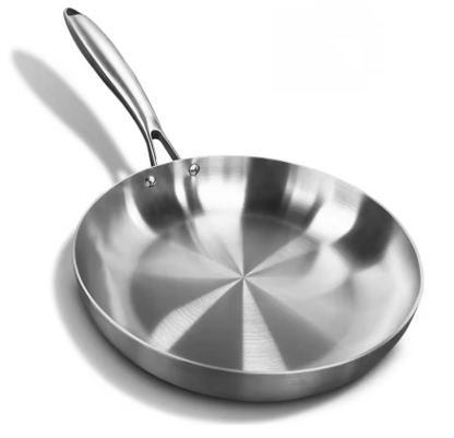 Sartén de acero inox libre de teflón