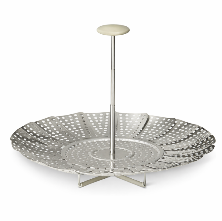 Vaporera plegable de acero inoxidable