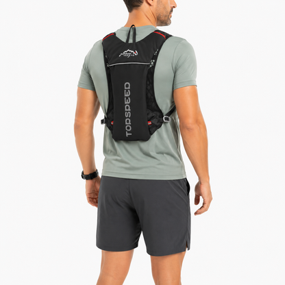 Chaleco running con hidratación 